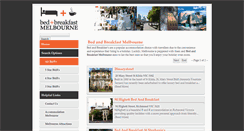 Desktop Screenshot of bedandbreakfastmelbourne.com